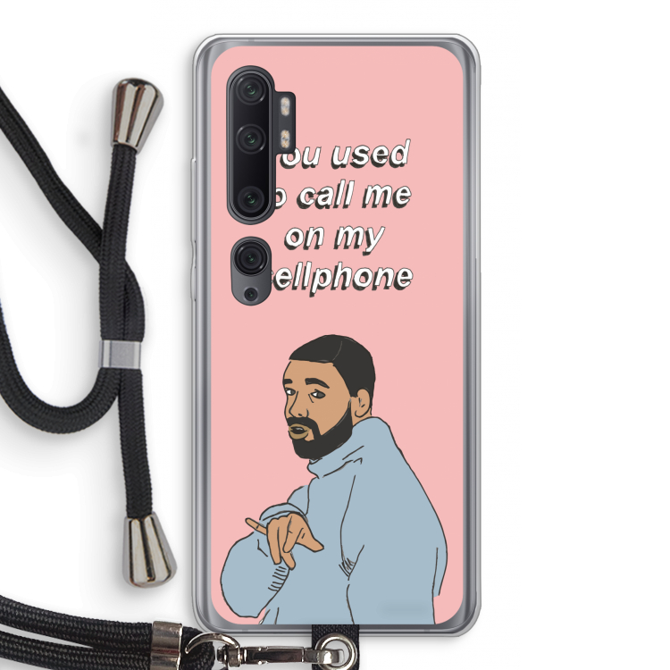 Hotline bling: Xiaomi Mi Note 10 Pro Transparant Hoesje met koord