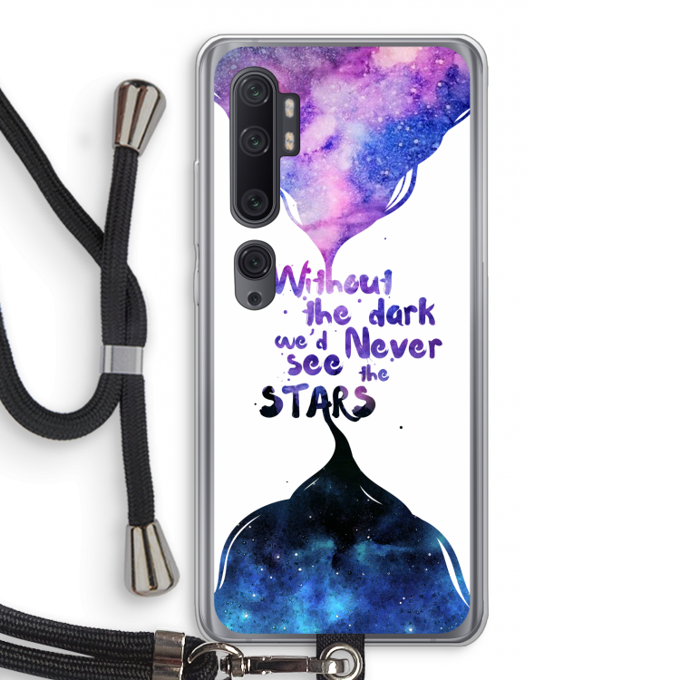Stars quote: Xiaomi Mi Note 10 Pro Transparant Hoesje met koord