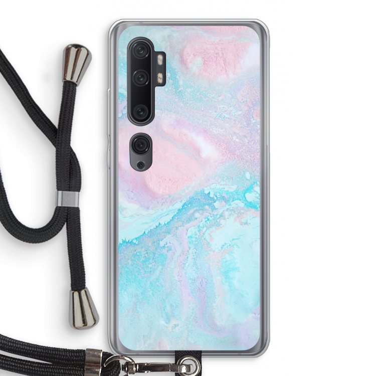 Fantasie pastel: Xiaomi Mi Note 10 Pro Transparant Hoesje met koord