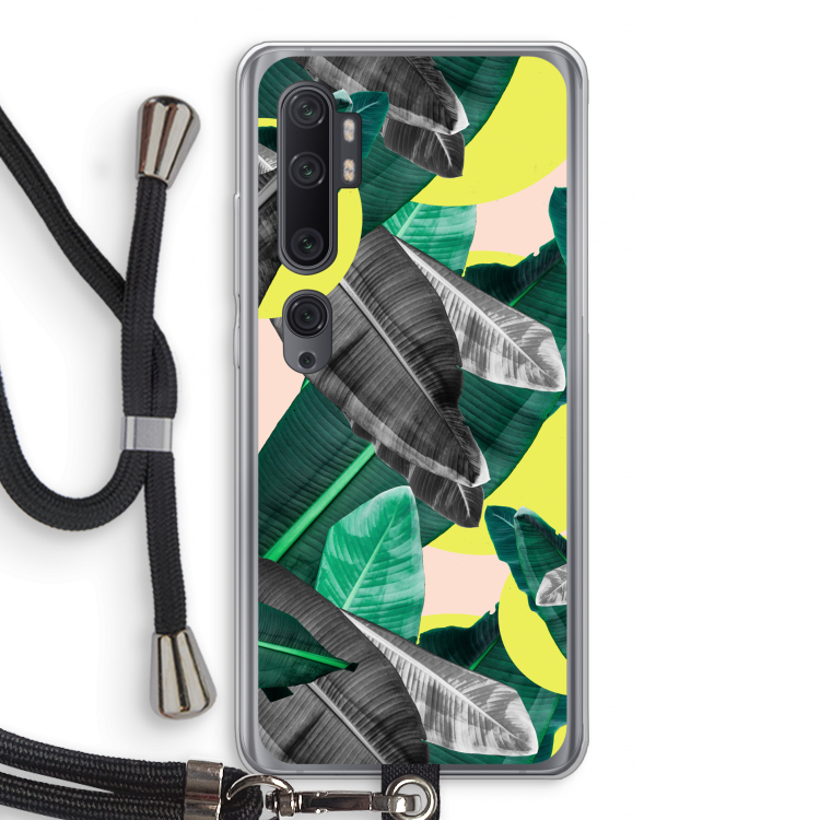 Fantasie jungle: Xiaomi Mi Note 10 Pro Transparant Hoesje met koord