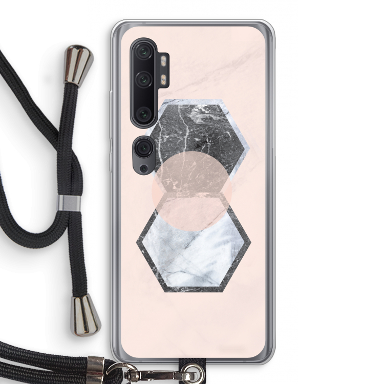 Creatieve toets: Xiaomi Mi Note 10 Pro Transparant Hoesje met koord