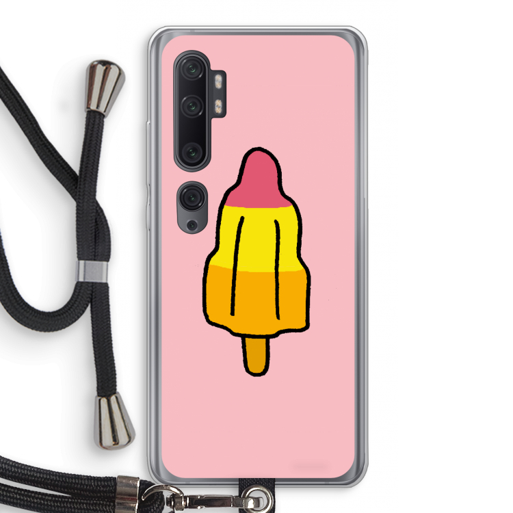 Raketijsje: Xiaomi Mi Note 10 Pro Transparant Hoesje met koord