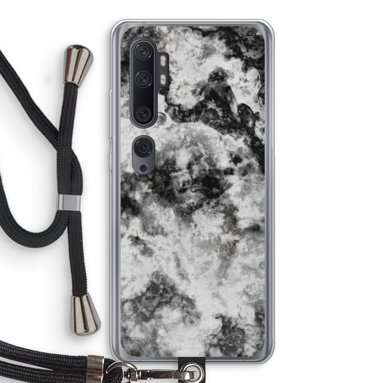 Onweer: Xiaomi Mi Note 10 Pro Transparant Hoesje met koord