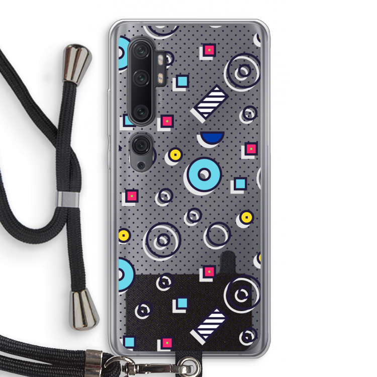 8-bit N°9: Xiaomi Mi Note 10 Pro Transparant Hoesje met koord