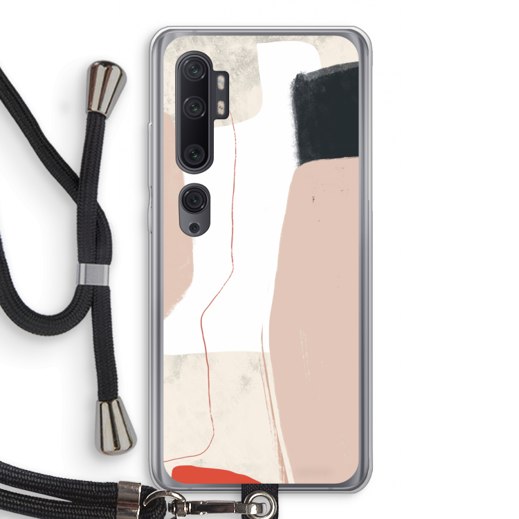 Lava: Xiaomi Mi Note 10 Pro Transparant Hoesje met koord
