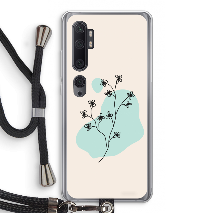 Love your petals: Xiaomi Mi Note 10 Pro Transparant Hoesje met koord