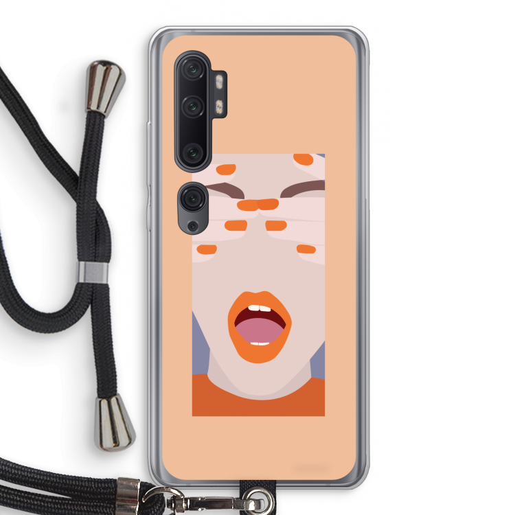 Surprise: Xiaomi Mi Note 10 Pro Transparant Hoesje met koord