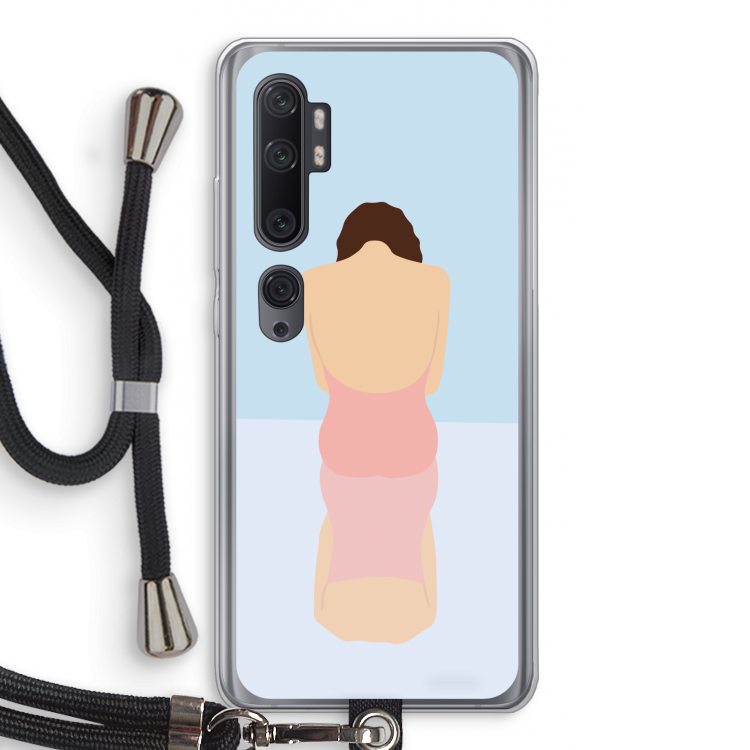 Mirror: Xiaomi Mi Note 10 Pro Transparant Hoesje met koord