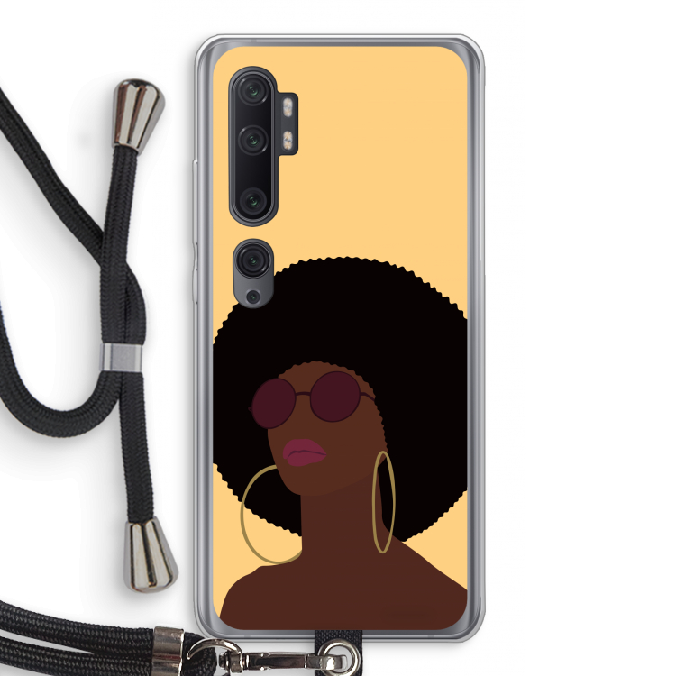 Golden hour: Xiaomi Mi Note 10 Pro Transparant Hoesje met koord