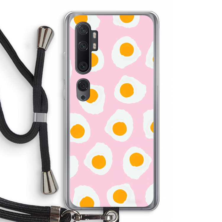 Dancing eggs: Xiaomi Mi Note 10 Pro Transparant Hoesje met koord
