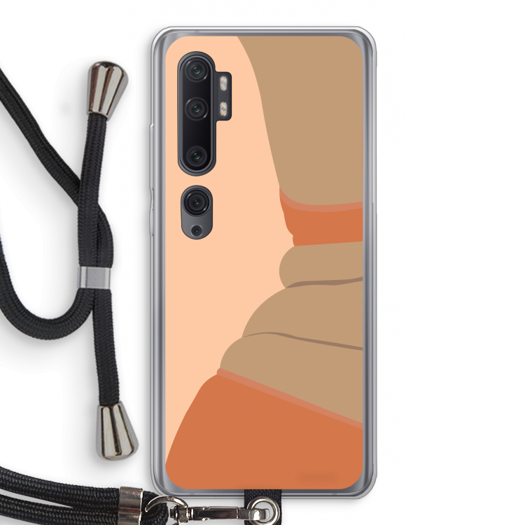 Bikini: Xiaomi Mi Note 10 Pro Transparant Hoesje met koord