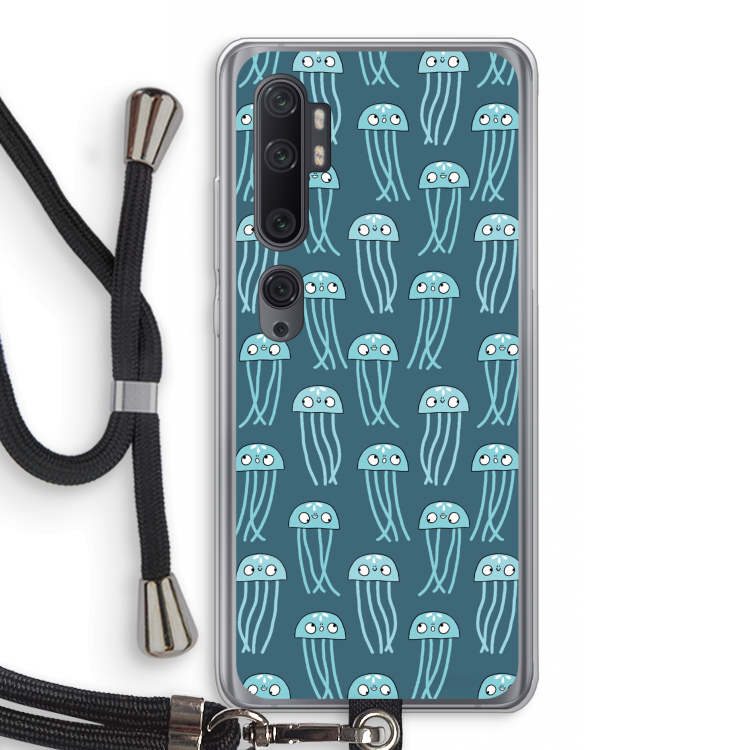 Kwallie: Xiaomi Mi Note 10 Pro Transparant Hoesje met koord