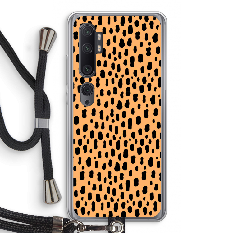 Panter: Xiaomi Mi Note 10 Pro Transparant Hoesje met koord