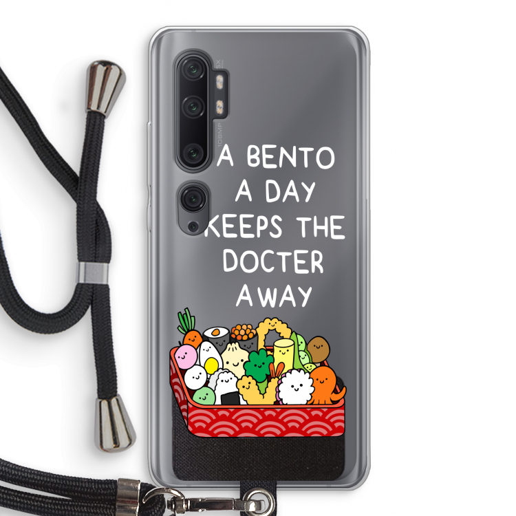 Bento a day: Xiaomi Mi Note 10 Pro Transparant Hoesje met koord