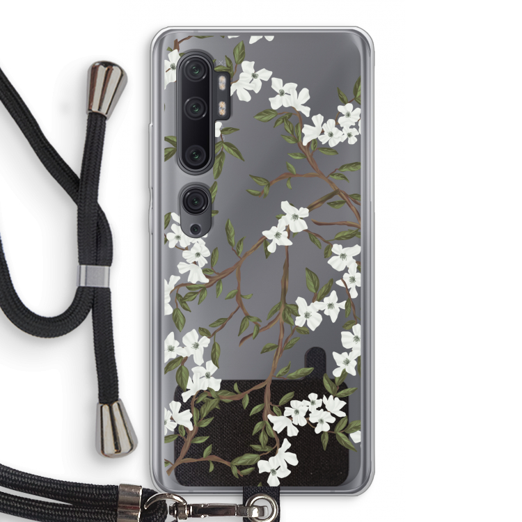 Blossoming spring: Xiaomi Mi Note 10 Pro Transparant Hoesje met koord
