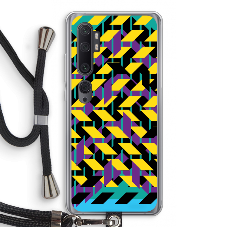Skew Bee 3: Xiaomi Mi Note 10 Pro Transparant Hoesje met koord