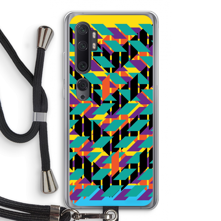 Skew Bee 1: Xiaomi Mi Note 10 Pro Transparant Hoesje met koord