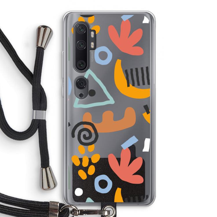 Abstract: Xiaomi Mi Note 10 Pro Transparant Hoesje met koord