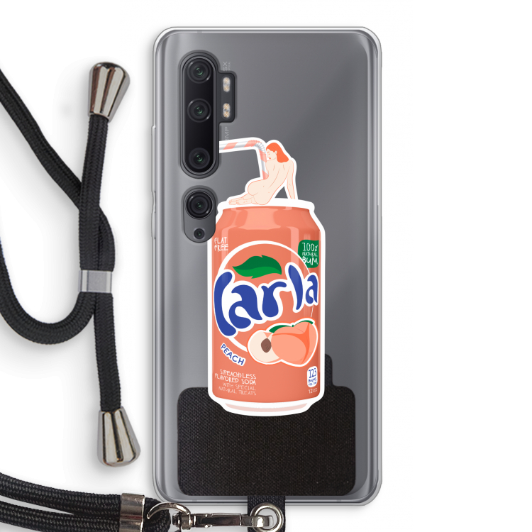 S(peach)less: Xiaomi Mi Note 10 Pro Transparant Hoesje met koord