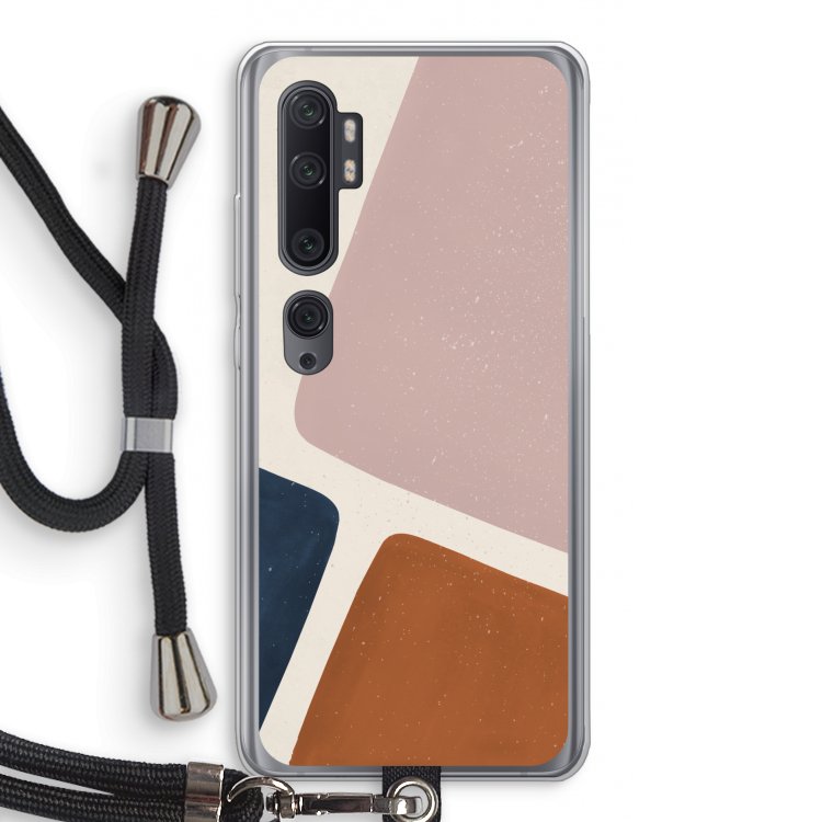 Geo #2: Xiaomi Mi Note 10 Pro Transparant Hoesje met koord