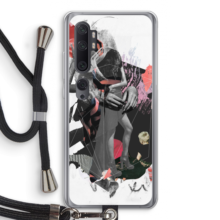Dissimulation du réel: Xiaomi Mi Note 10 Pro Transparant Hoesje met koord
