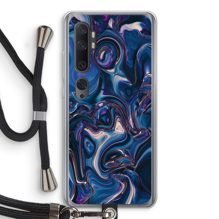 Mirrored Mirage: Xiaomi Mi Note 10 Pro Transparant Hoesje met koord