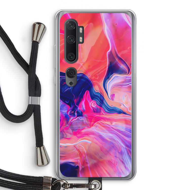 Earth And Ocean: Xiaomi Mi Note 10 Pro Transparant Hoesje met koord