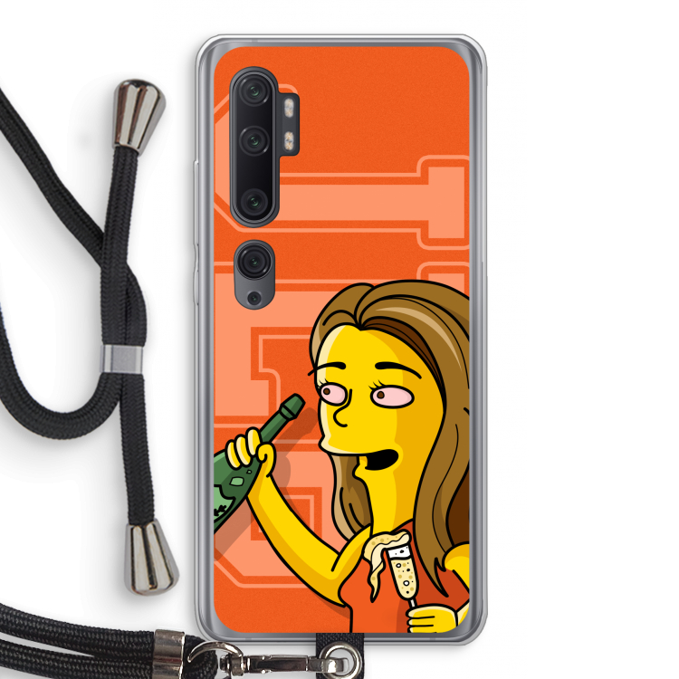 Jamie Lee Simpson: Xiaomi Mi Note 10 Pro Transparant Hoesje met koord