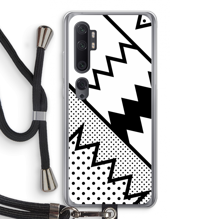 Pop Art #5: Xiaomi Mi Note 10 Pro Transparant Hoesje met koord