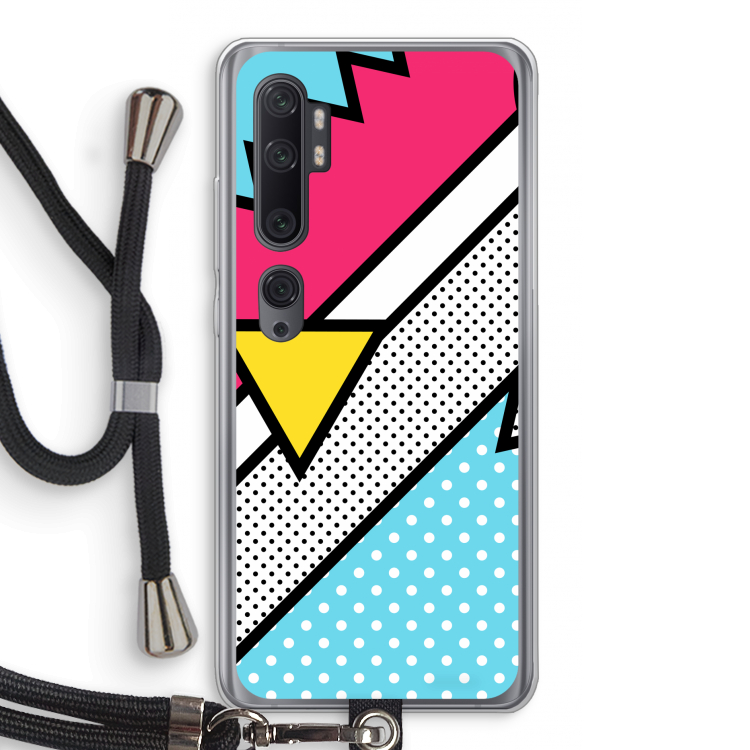 Pop Art #3: Xiaomi Mi Note 10 Pro Transparant Hoesje met koord