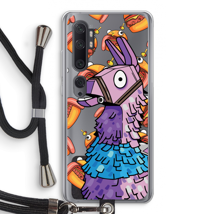 Loot Burger: Xiaomi Mi Note 10 Pro Transparant Hoesje met koord