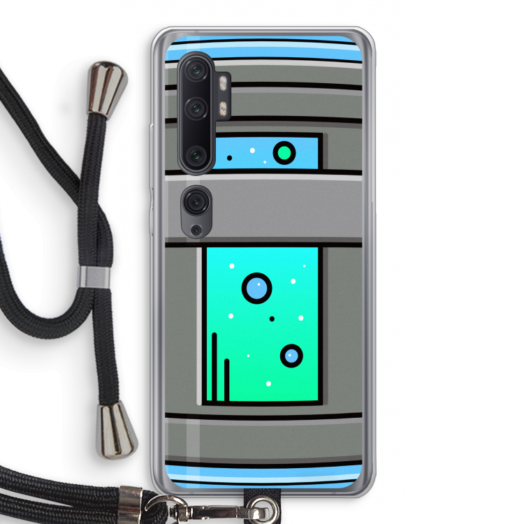 Chug Bottle: Xiaomi Mi Note 10 Pro Transparant Hoesje met koord