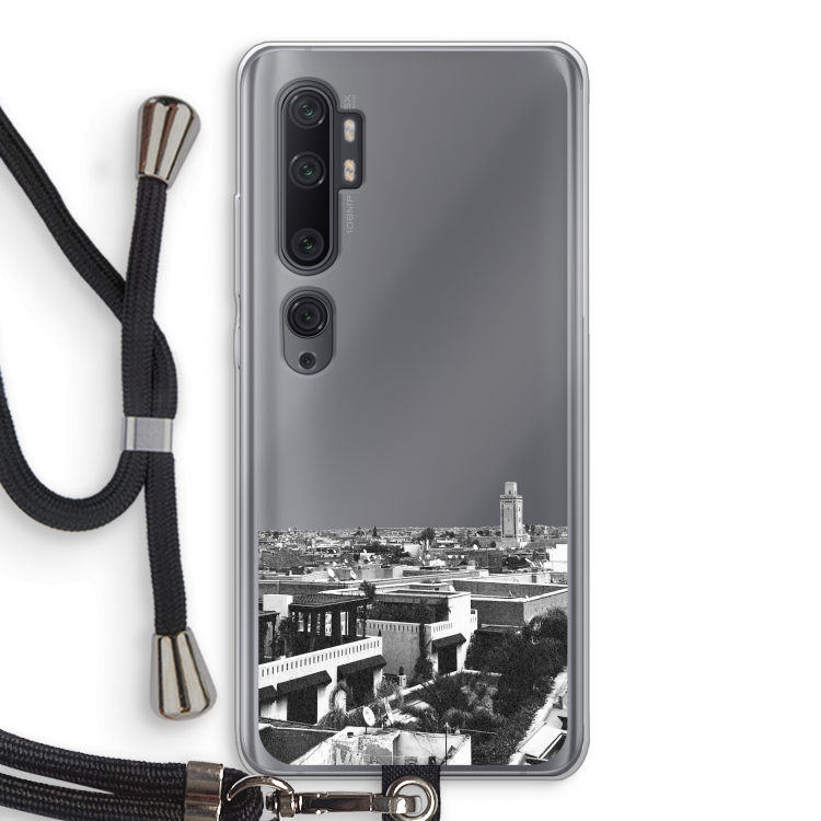 Marrakech Skyline : Xiaomi Mi Note 10 Pro Transparant Hoesje met koord