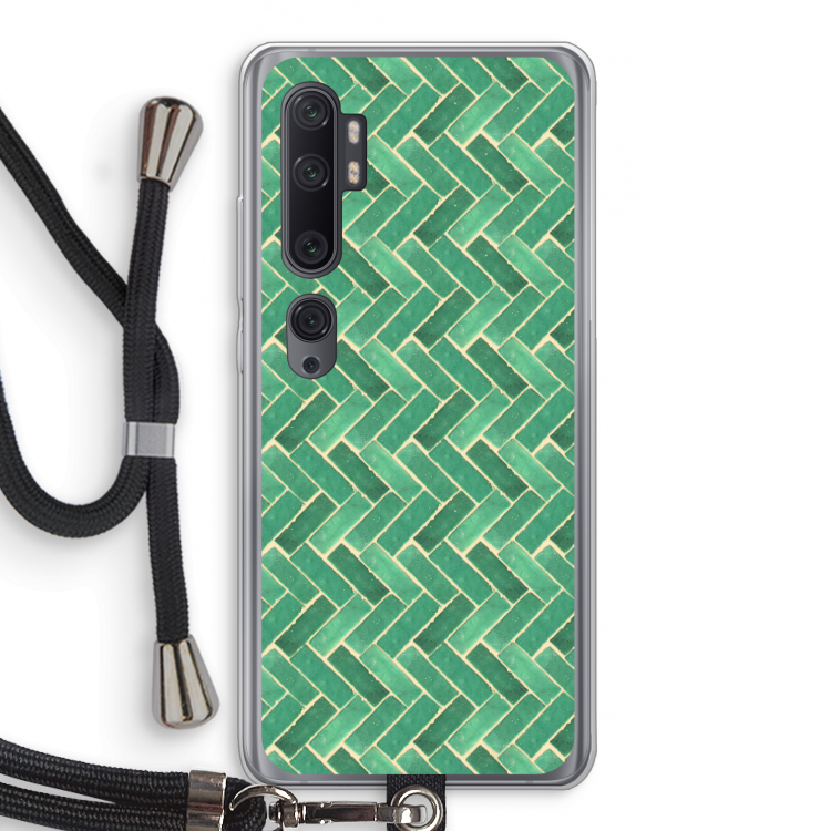 Moroccan tiles 2: Xiaomi Mi Note 10 Pro Transparant Hoesje met koord