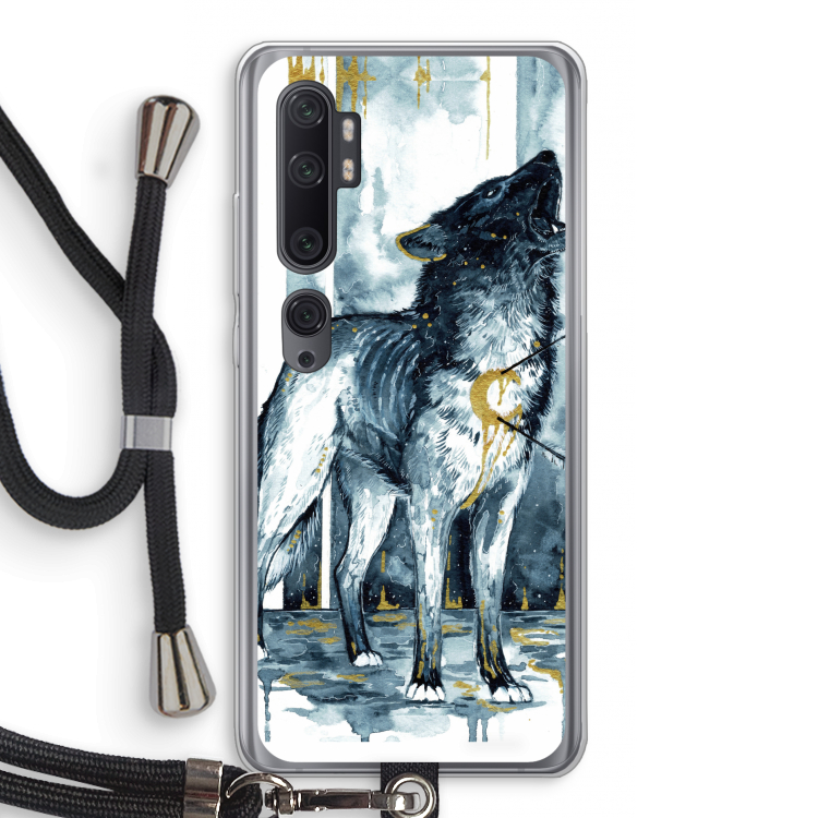Bleeding Soul: Xiaomi Mi Note 10 Pro Transparant Hoesje met koord