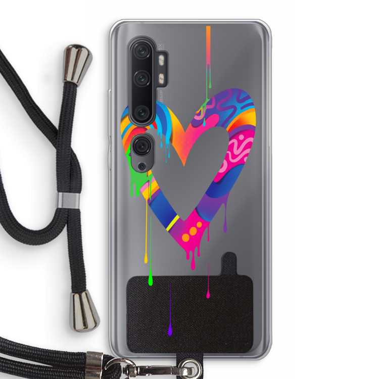 Melts My Heart: Xiaomi Mi Note 10 Pro Transparant Hoesje met koord