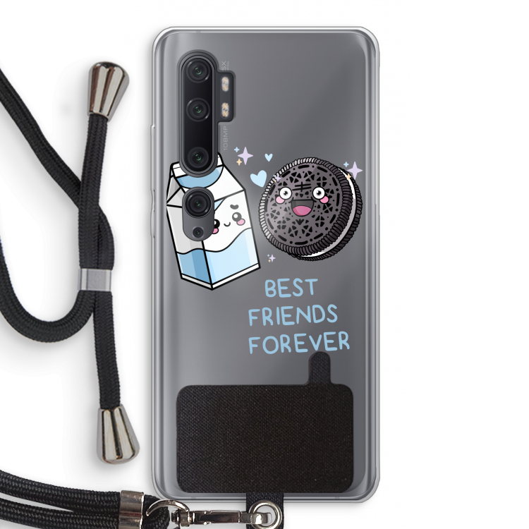 Best Friend Forever: Xiaomi Mi Note 10 Pro Transparant Hoesje met koord