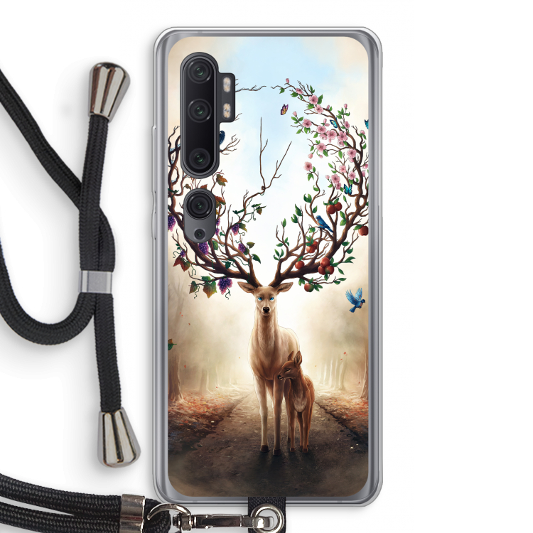 Seasons Change: Xiaomi Mi Note 10 Pro Transparant Hoesje met koord