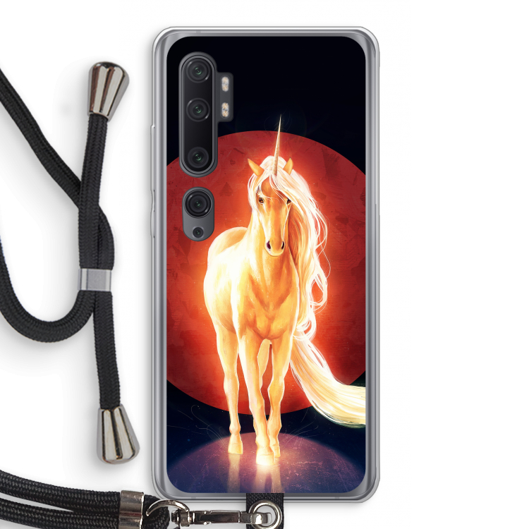 Last Unicorn: Xiaomi Mi Note 10 Pro Transparant Hoesje met koord