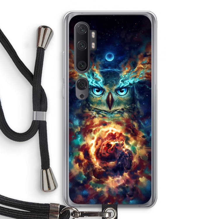 Aurowla: Xiaomi Mi Note 10 Pro Transparant Hoesje met koord