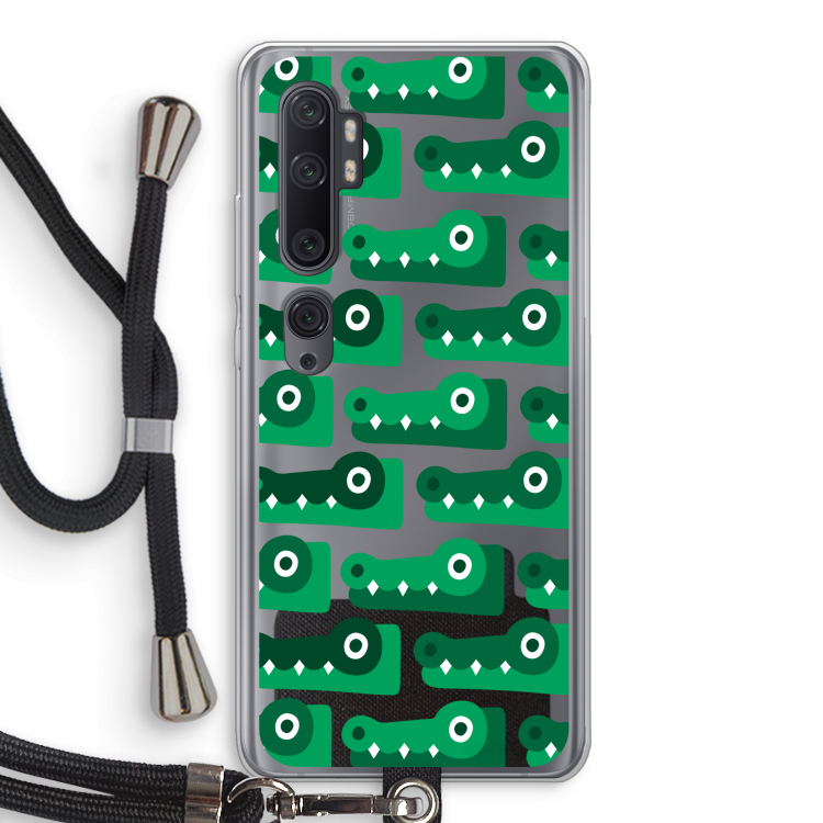 Crocs: Xiaomi Mi Note 10 Pro Transparant Hoesje met koord