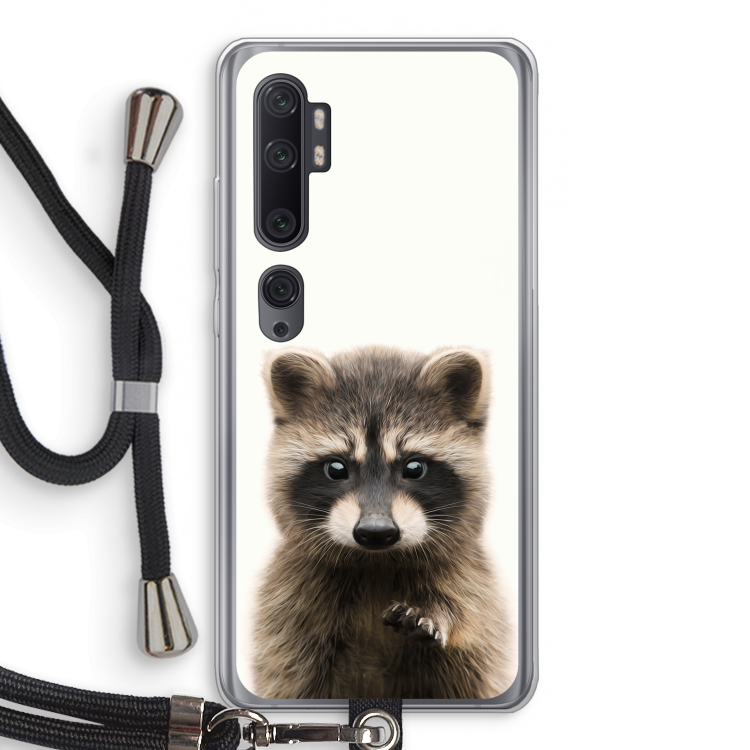 Rocco: Xiaomi Mi Note 10 Pro Transparant Hoesje met koord