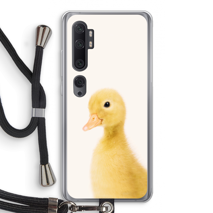 Duke: Xiaomi Mi Note 10 Pro Transparant Hoesje met koord