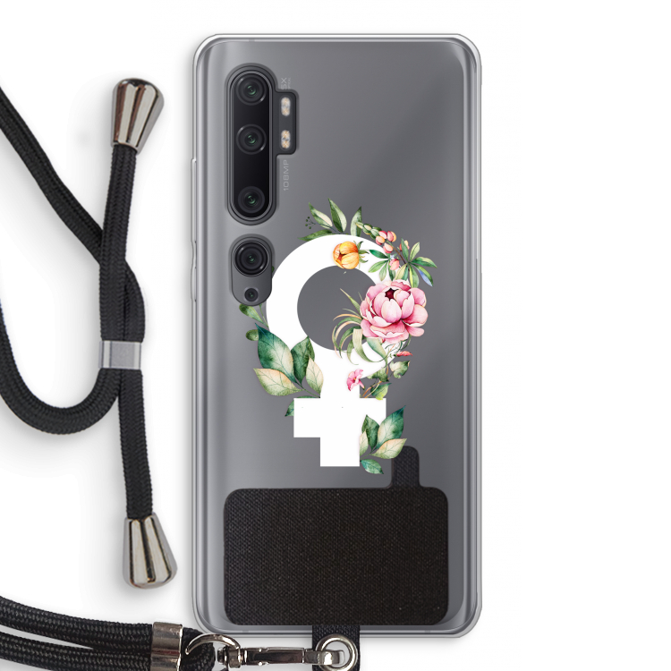 Venus: Xiaomi Mi Note 10 Pro Transparant Hoesje met koord