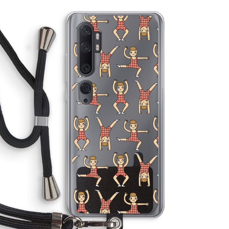 Gymboys: Xiaomi Mi Note 10 Pro Transparant Hoesje met koord