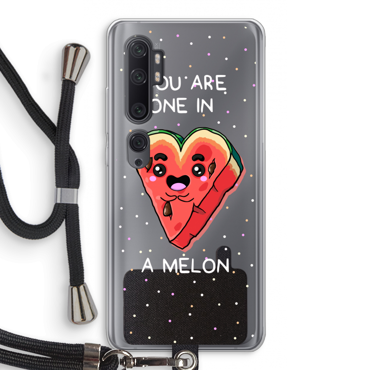 One In A Melon: Xiaomi Mi Note 10 Pro Transparant Hoesje met koord