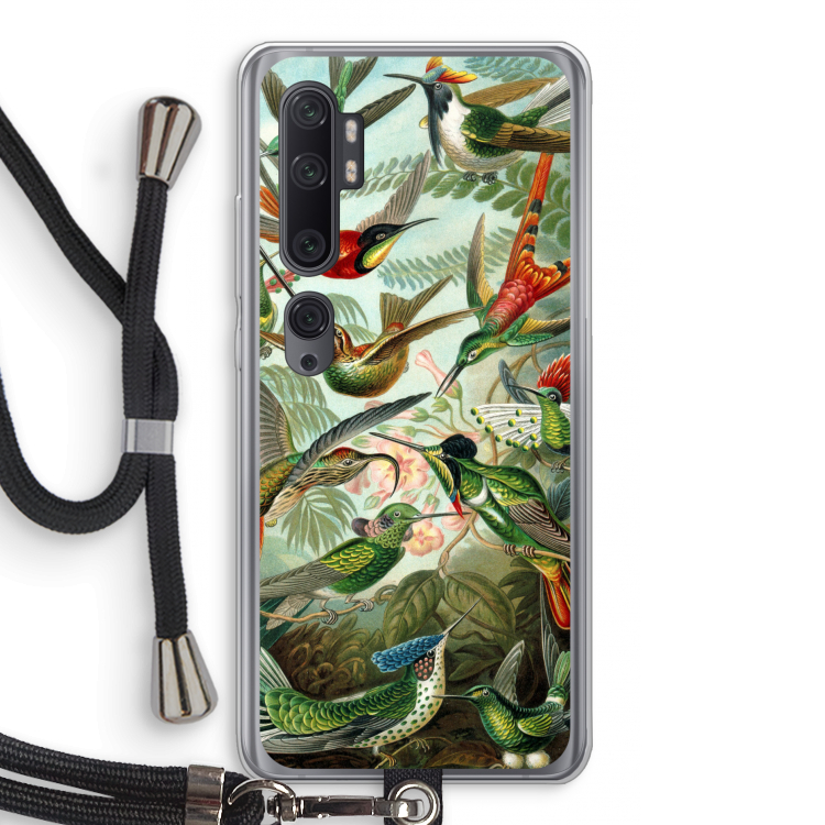 Haeckel Trochilidae: Xiaomi Mi Note 10 Pro Transparant Hoesje met koord