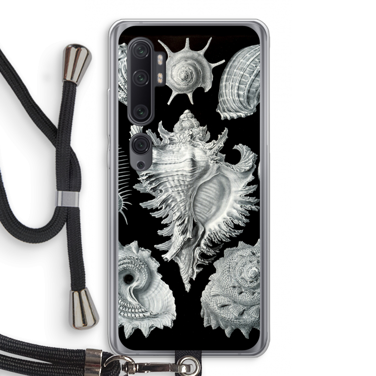 Haeckel Prosobranchia: Xiaomi Mi Note 10 Pro Transparant Hoesje met koord