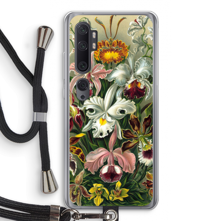 Haeckel Orchidae: Xiaomi Mi Note 10 Pro Transparant Hoesje met koord