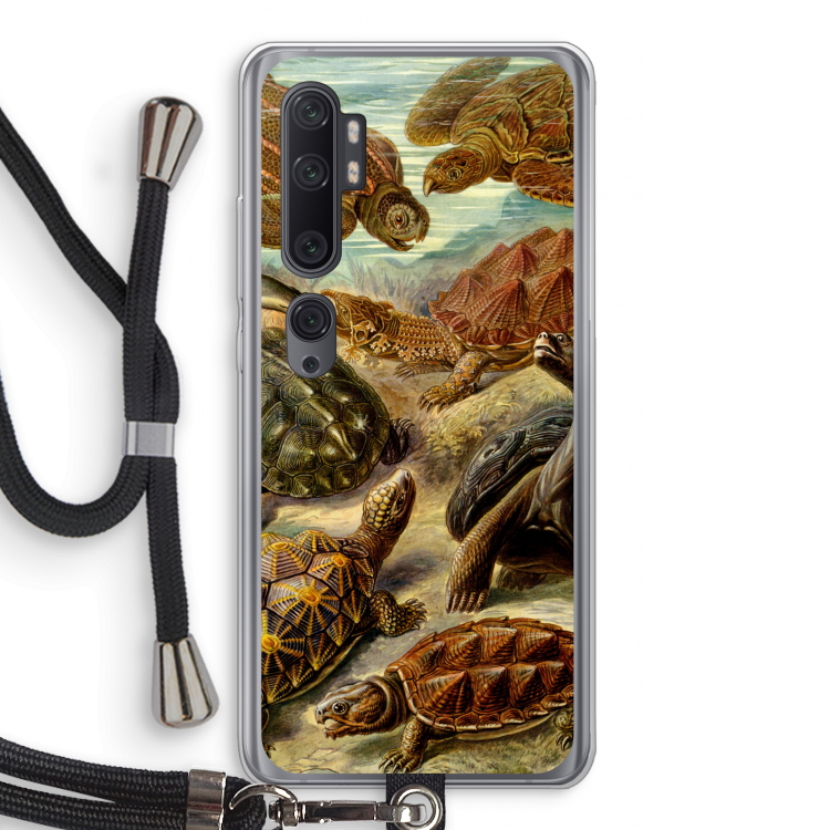 Haeckel Chelonia: Xiaomi Mi Note 10 Pro Transparant Hoesje met koord